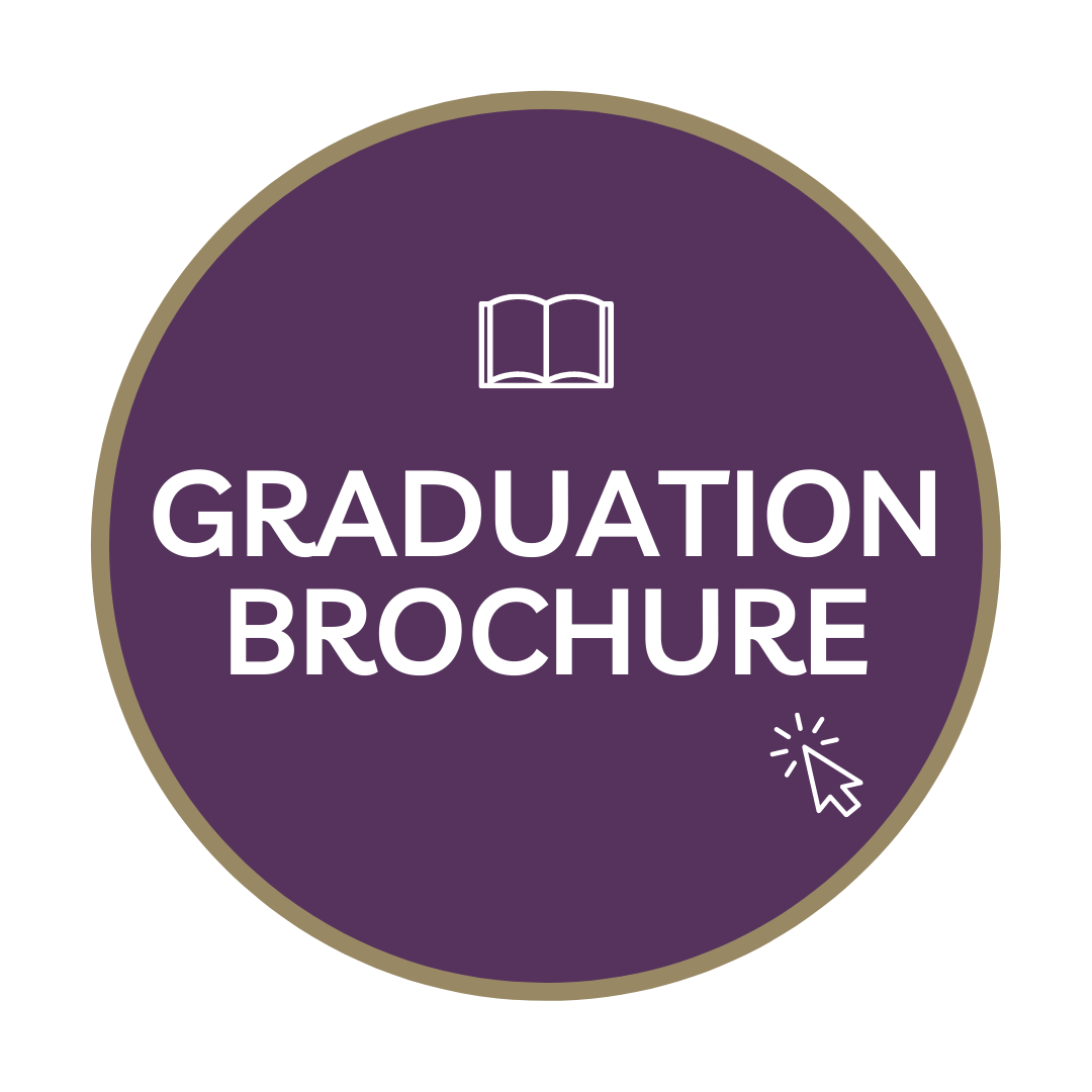 graduation brochure button